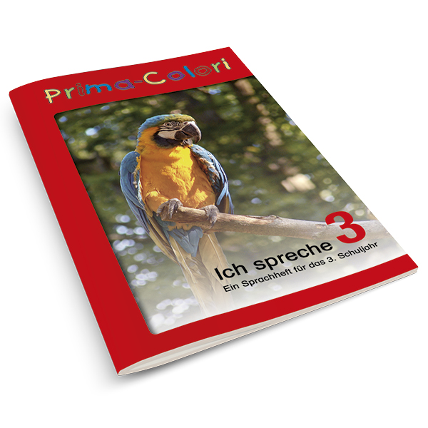 Prima-Colori-häftet "Ich spreche" 3 / A4 - Tyska uppgifter