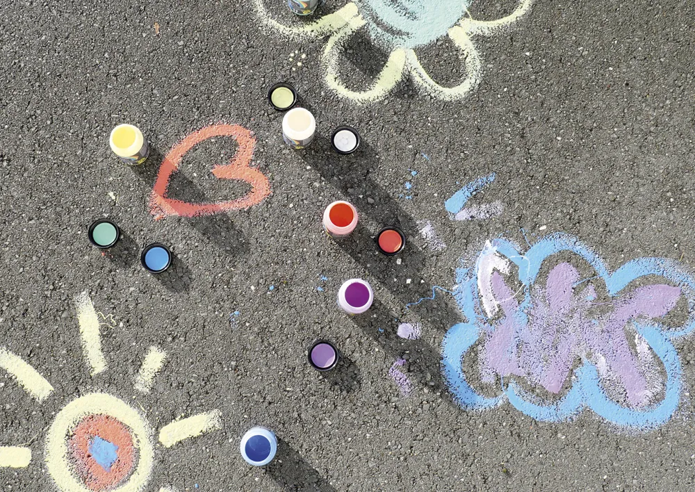 Set Streety Straßen-Malfarbe à 200 ml, 6-tlg.