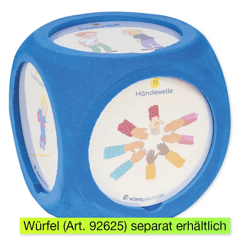 Würfelscheiben "Kinderyoga mit dem Yoga-Würfel", 42 Stück