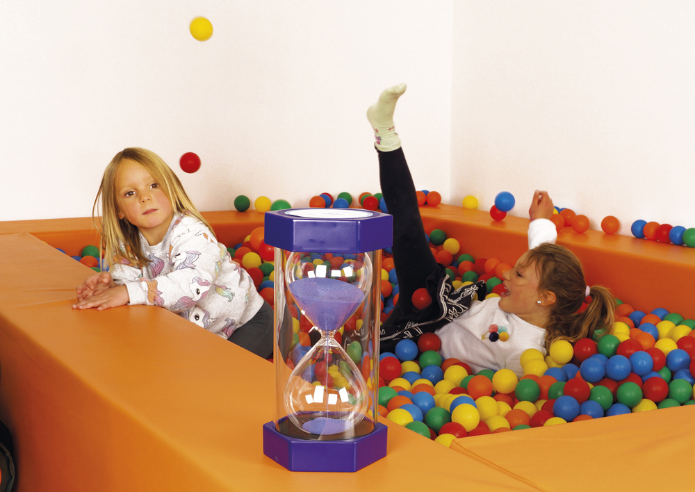 Set Mega-Sanduhren 16cm hoch, 7 cm ø, 4 dele