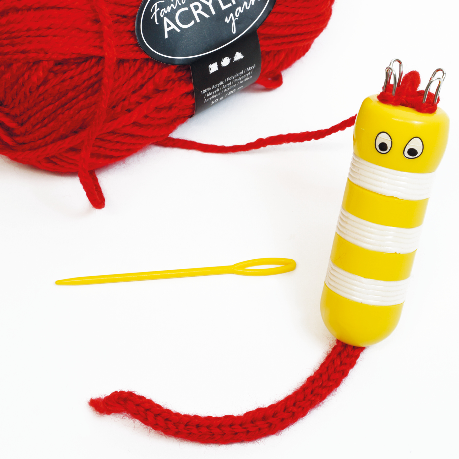 Strickliesel "Biene", 3 cm ø