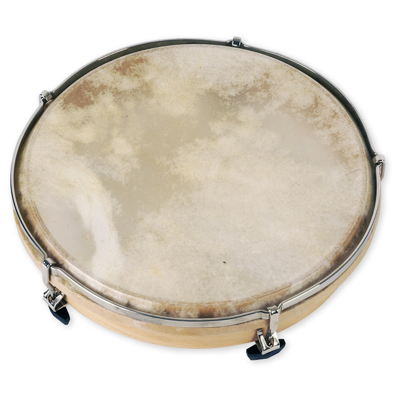 TimeTEX SONOR Handtrommel mit stimmbarem Naturfell, 25 cm ø, LHDN 10 aus Latino Serie