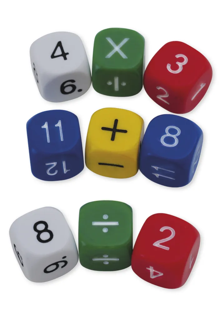 Klassuppsättning mattekuber 16 mm, 200 stycken. i låda