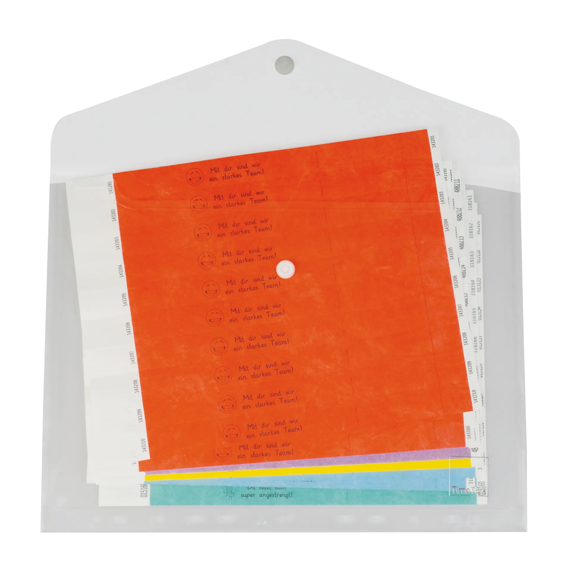 Set Lob-Armbänder, 100-tlg. in Mappe