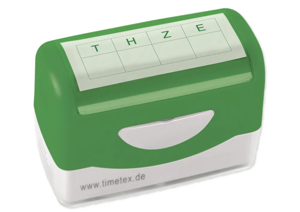 Siebdruck-Stempel "Perpetuum", "Stellenwert"