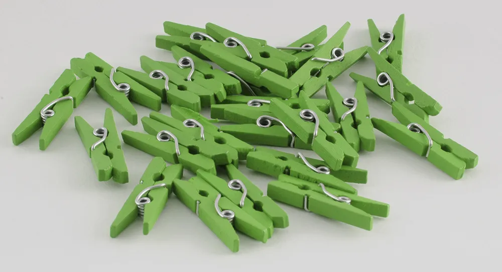 Träklämmor 25 mm (för markeringar), 50 st