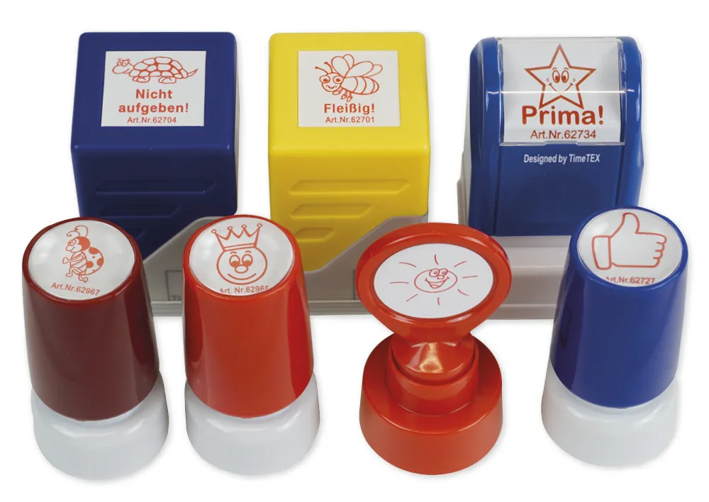 Siebdruck-Stempel-Set "Positive Verstärkung", Basis 8-tlg., in Box