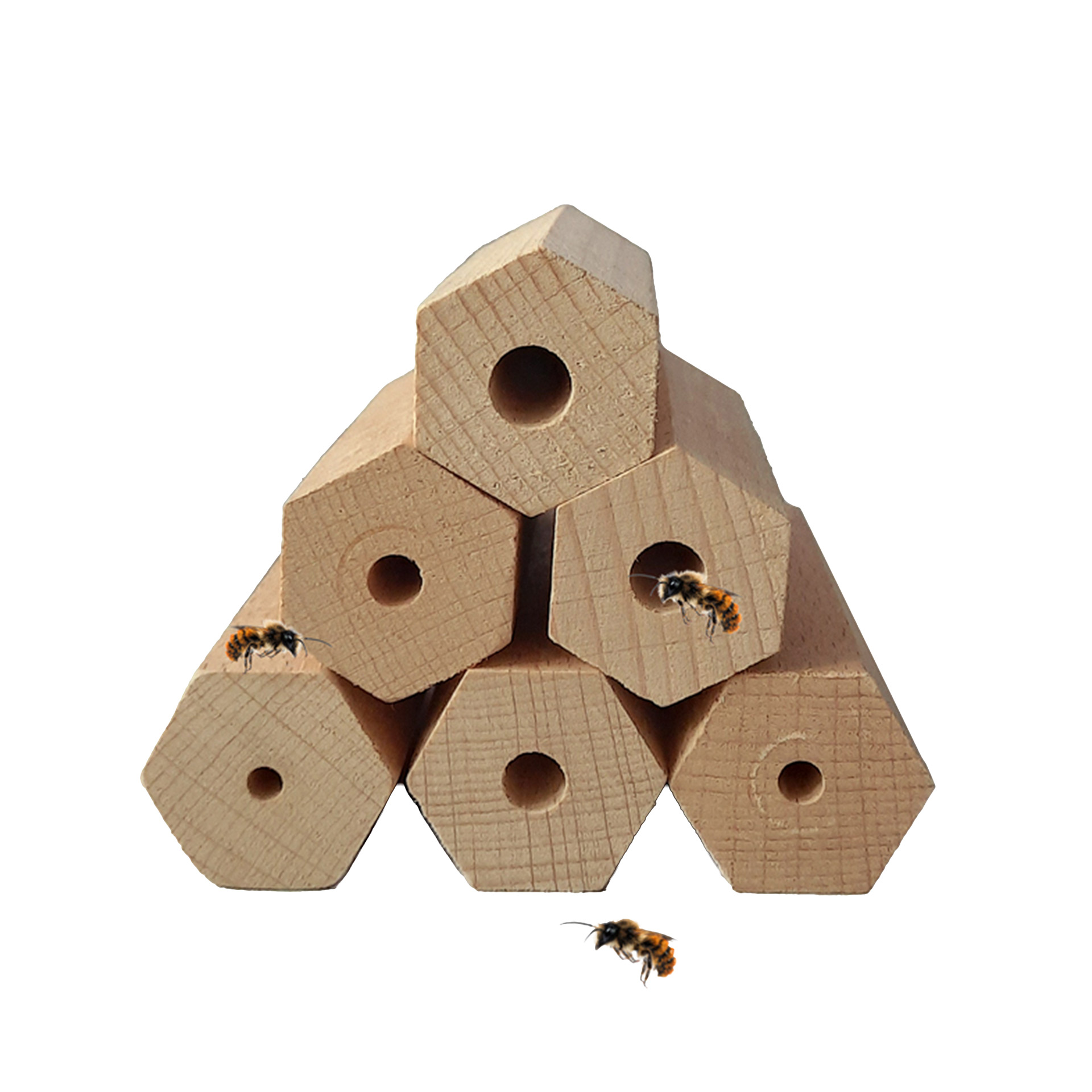 Set Wildbienen-Pyramide, 6-tlg.