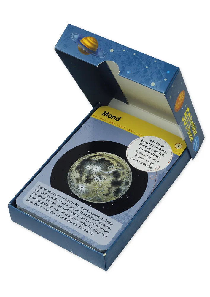 Karten-Set "50 Sternbilder & Planeten - entdecken und bestimmen"