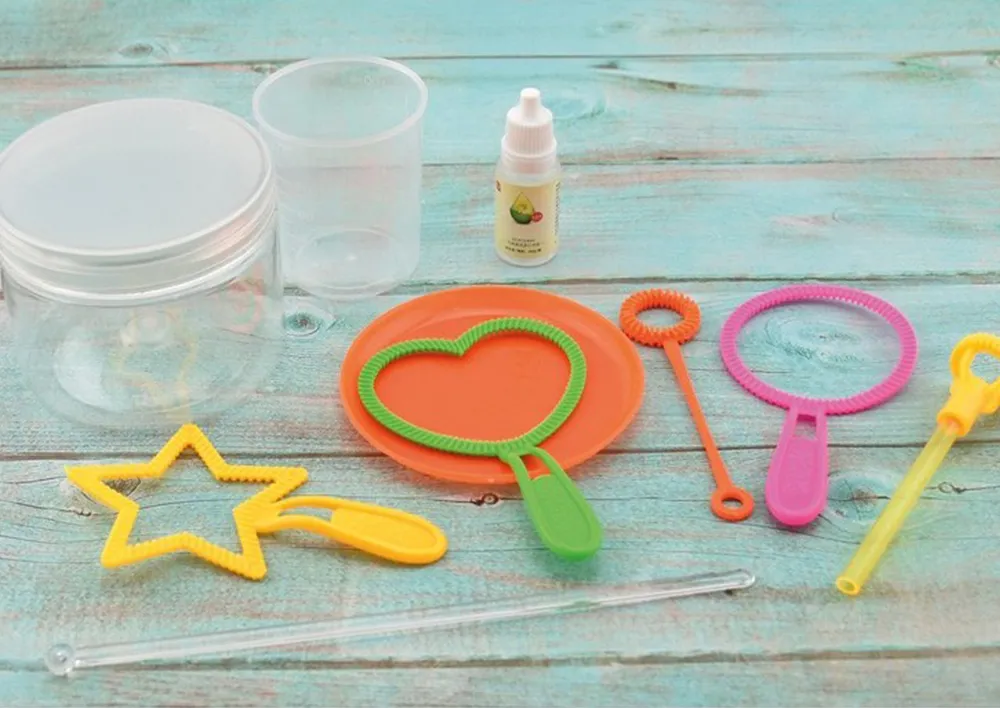 Experimentier-Set "Stabile Seifenblasen", 10-tlg.