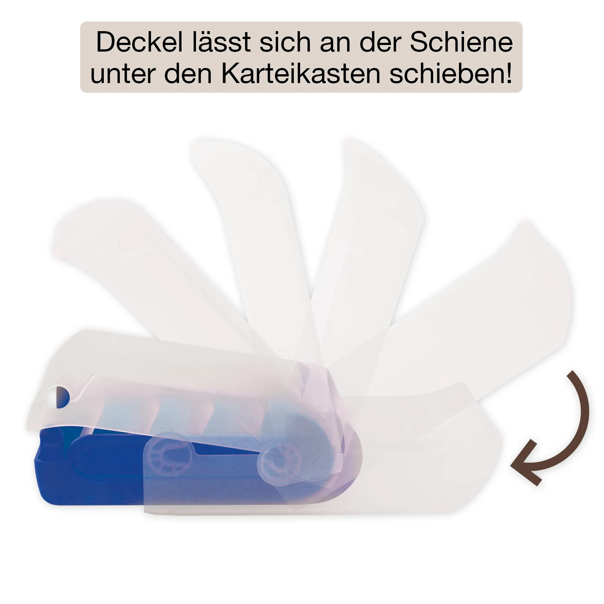 Karteikasten für A8 Kunststoff