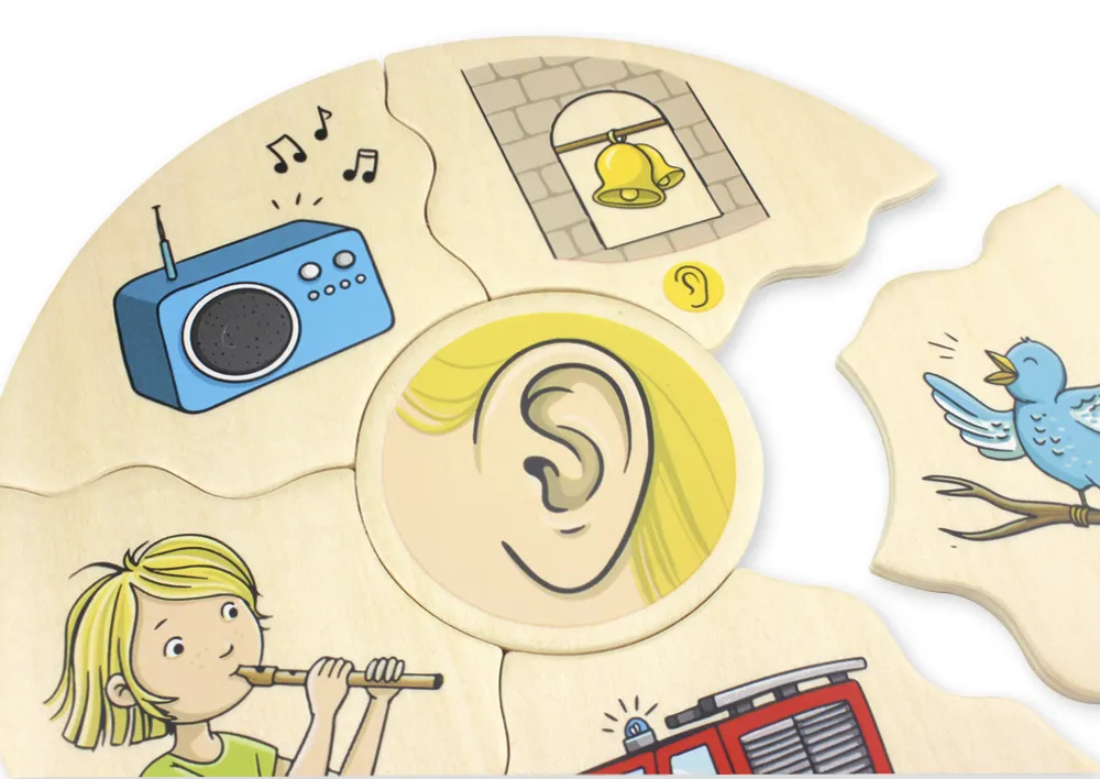 Puzzle Humanico "5 Sinne", 30-tlg.