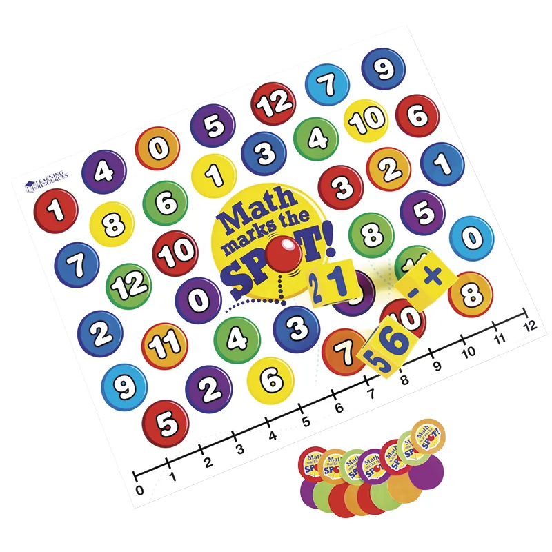 Ziffern-Lernspiel "Bewegtes Lernen" 0-12, 32-tlg.