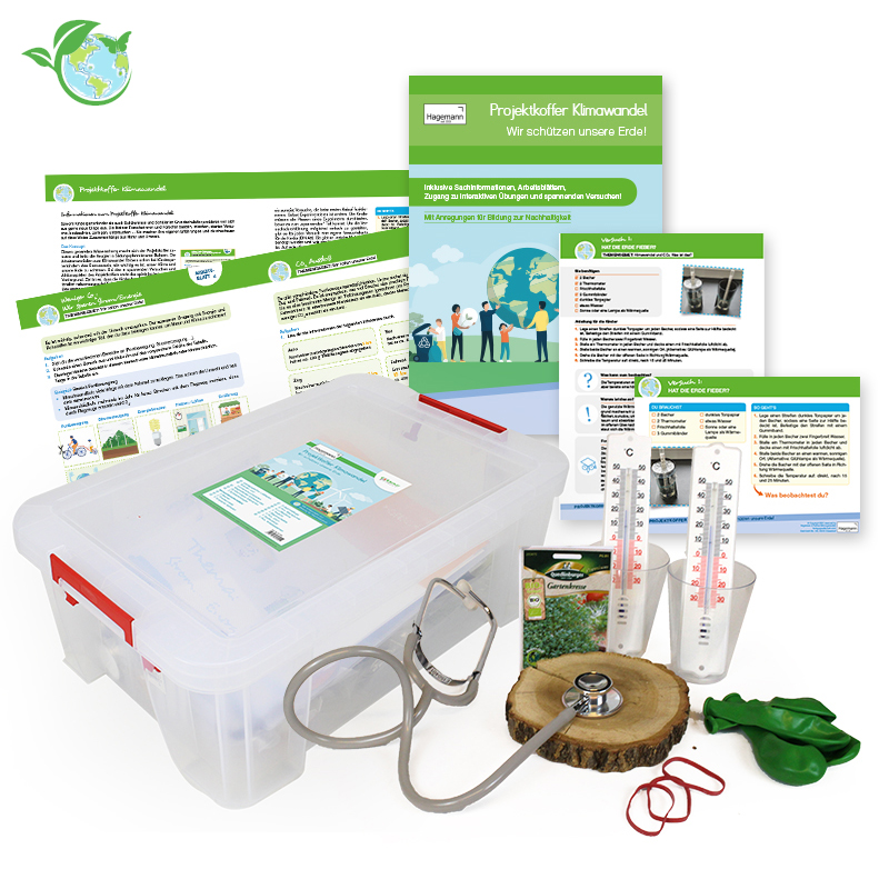 TimeTEX Projektkoffer "Klimawandel: Wir schützen unser Klima", 94-tlg.