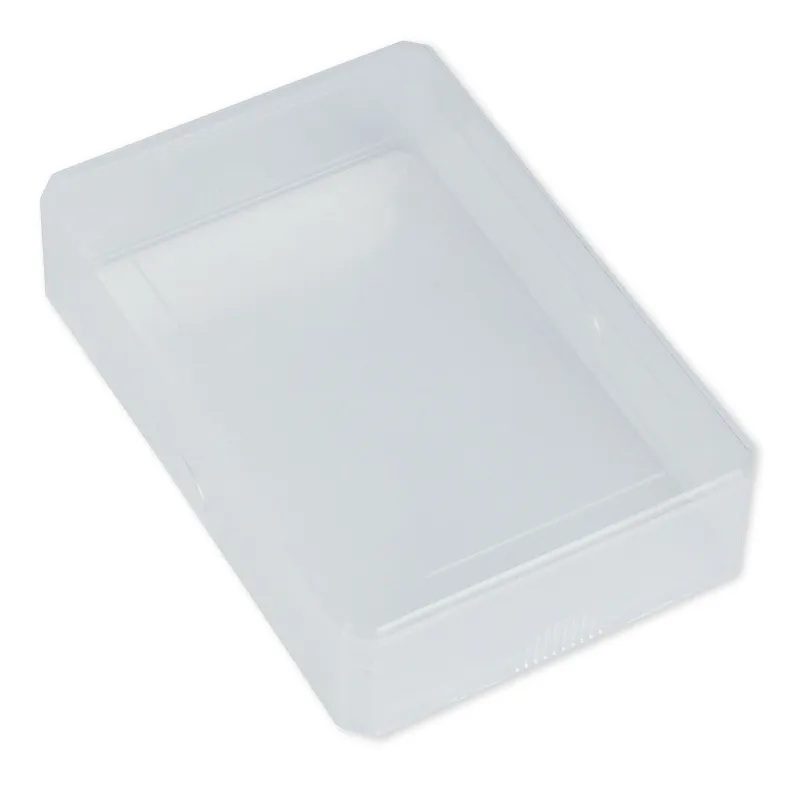 Caja de plástico plana