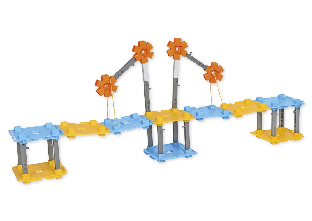 Constructieset "Bruggen bouwen", 72-delig