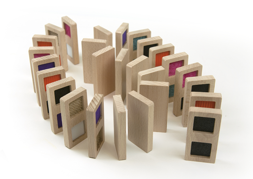 Tast-Domino "Textur", 29-tlg. Tast-Domino "Textur", 29-tlg.