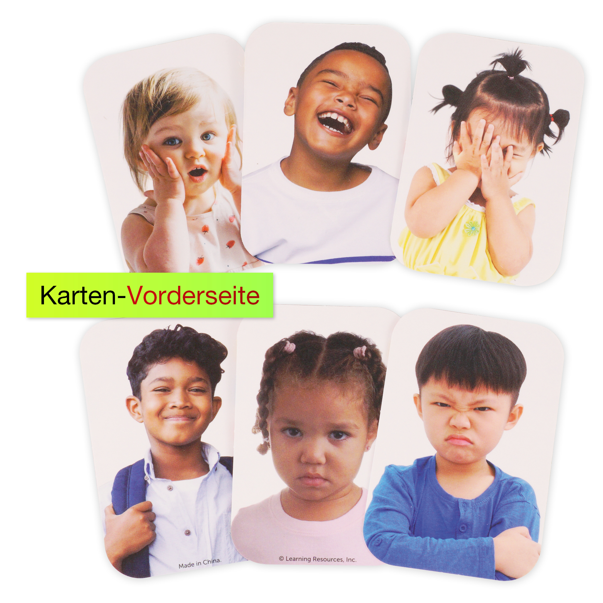 Hagemann Set Emotions-Figuren farbig sortiert, 54-tlg., in Box