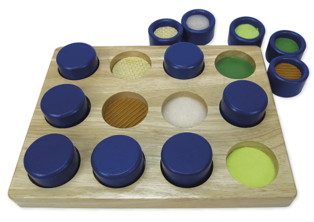 Joc de memorie "perechi tactile", 13 piese