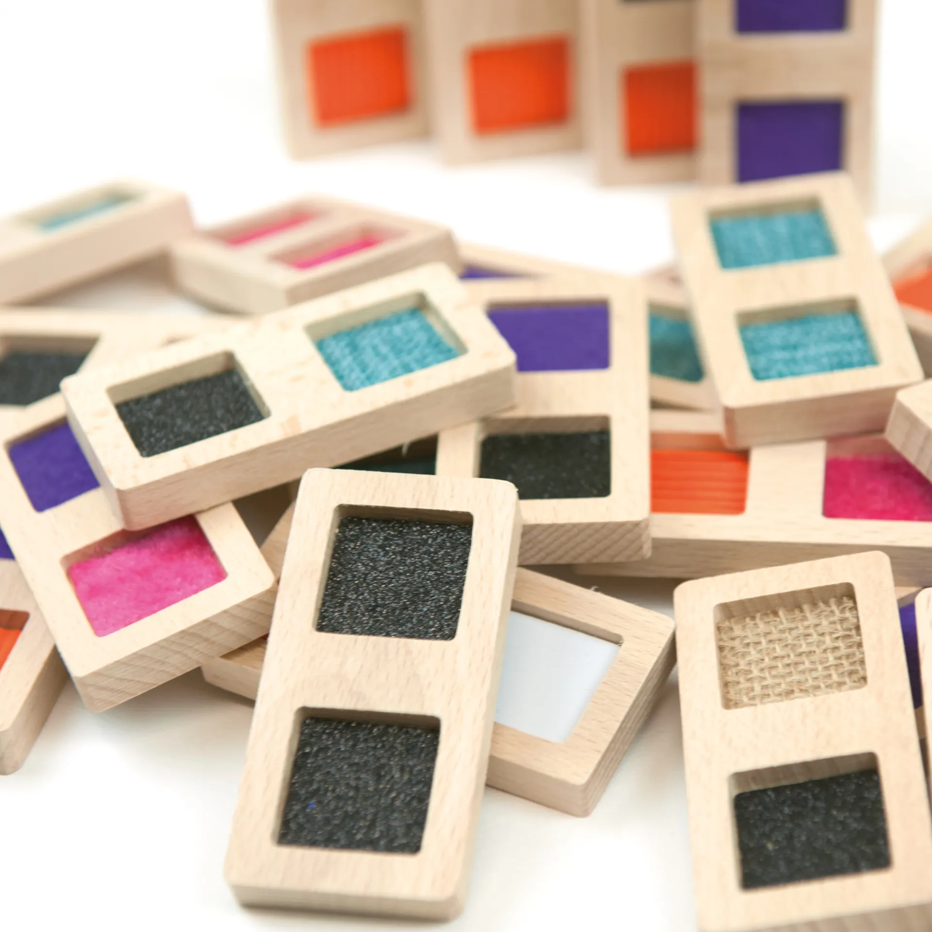 Tast-Domino "Textur", 29-tlg.