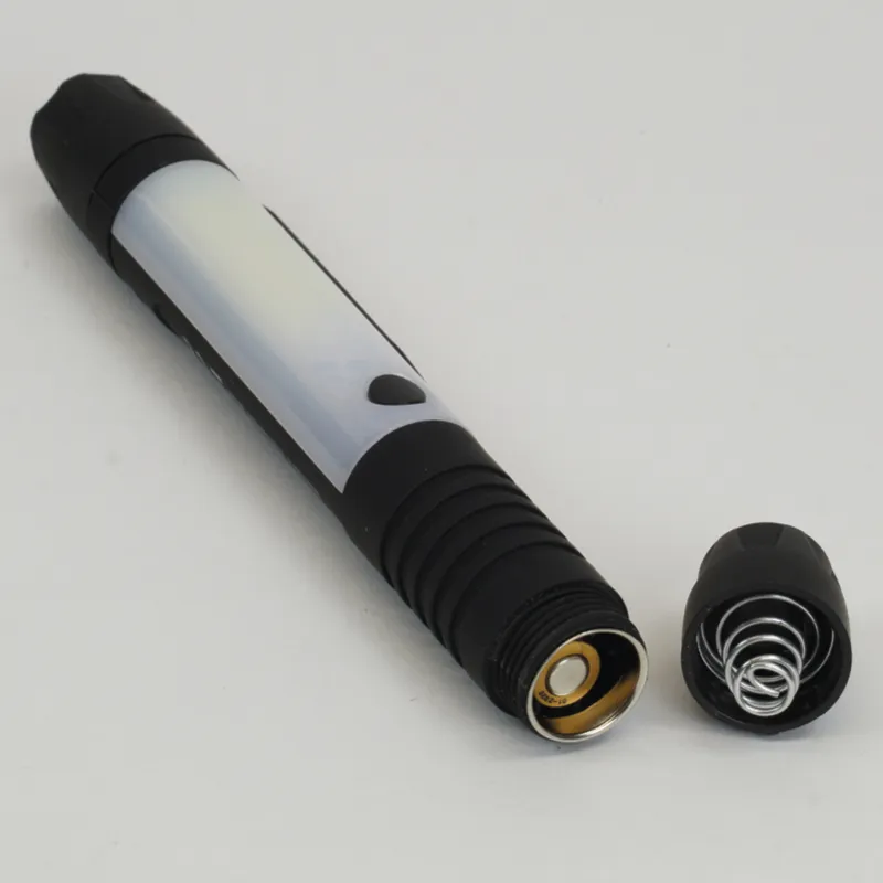 LED-Taschenlampe mit Leselicht, 17 cm lang, 2 cm ø