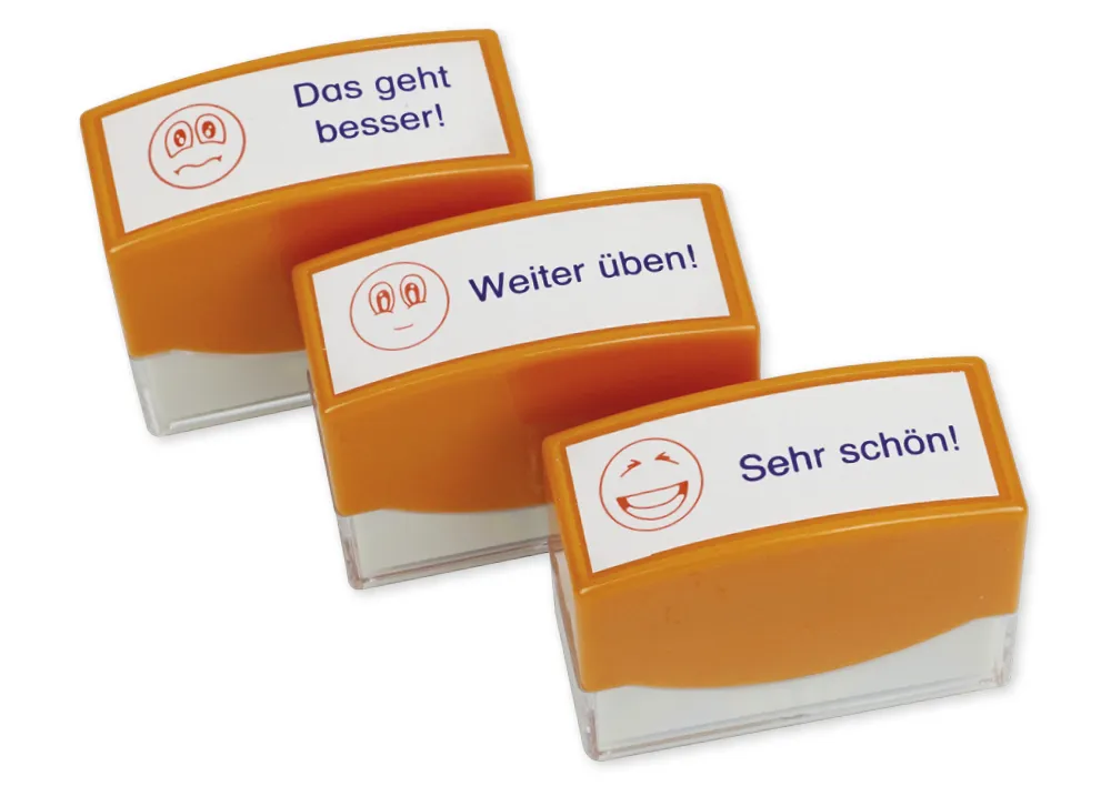 Set Siebdruck-Stempel "Perpetuum", 2-farbig, 3-tlg.