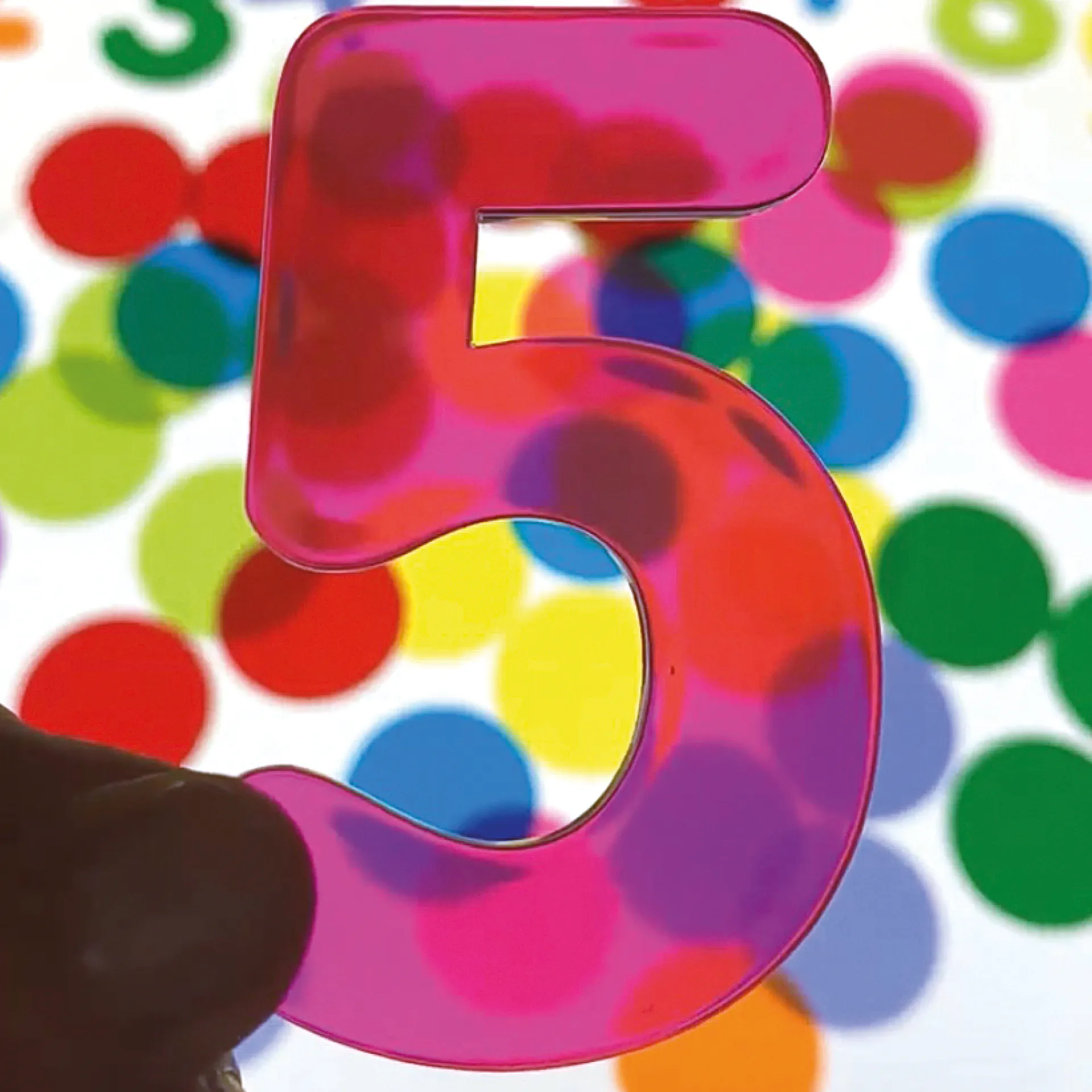 Acryl-Ziffern und Mengen, 58-tlg.