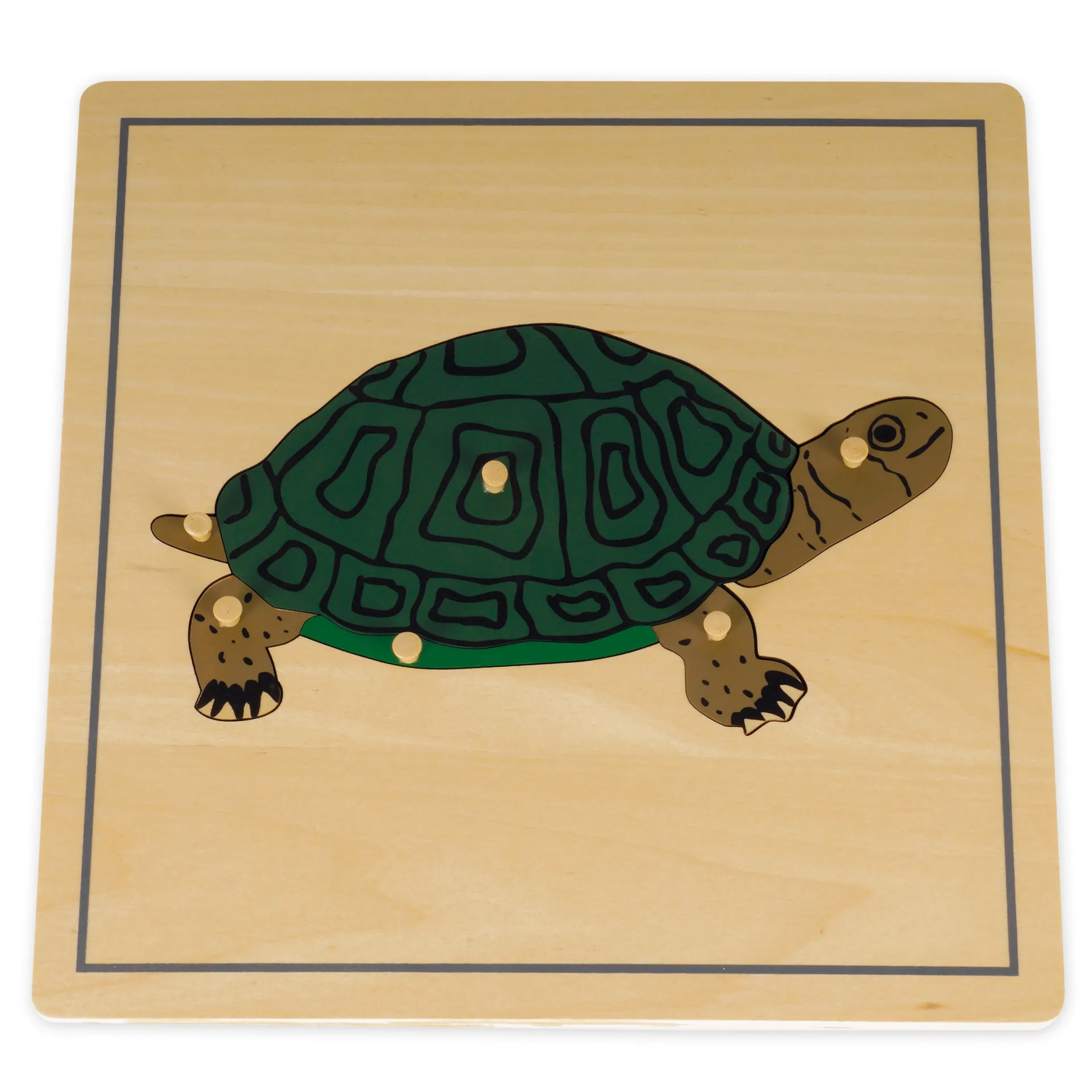 TimeTEX Set Tierpuzzle mit Ständer "Montessori Premium"