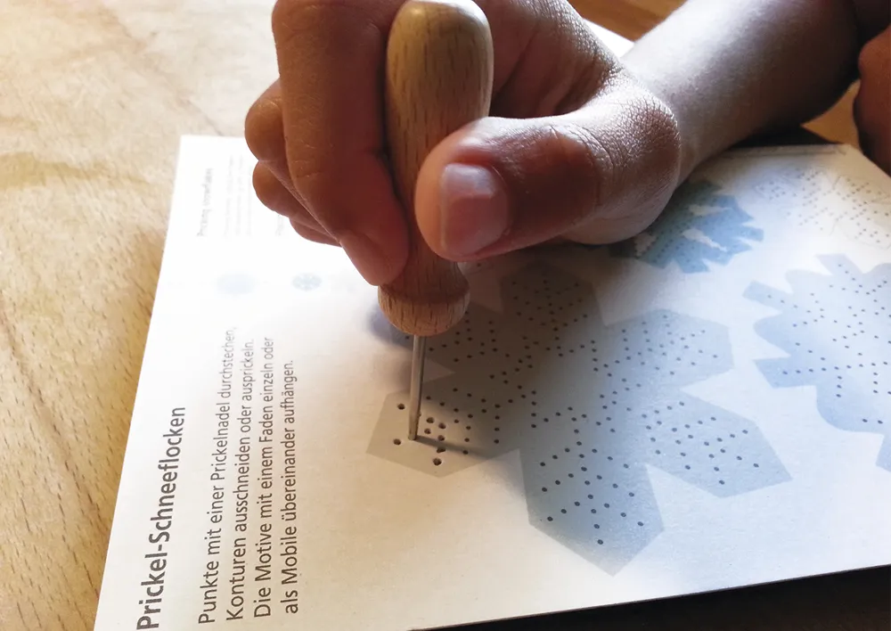 Prickelmotiv DIN A5, 10 Bögen