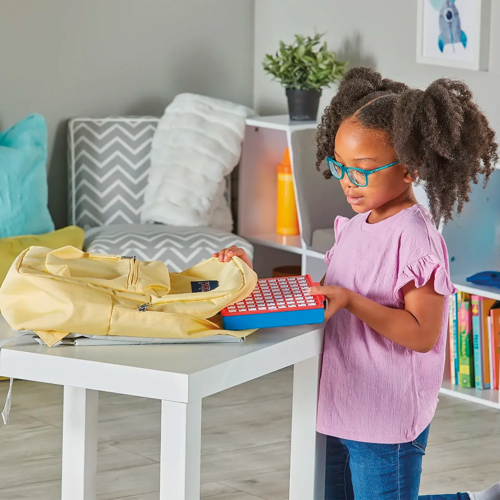 Leerspel "oefenbordje aftrekken"