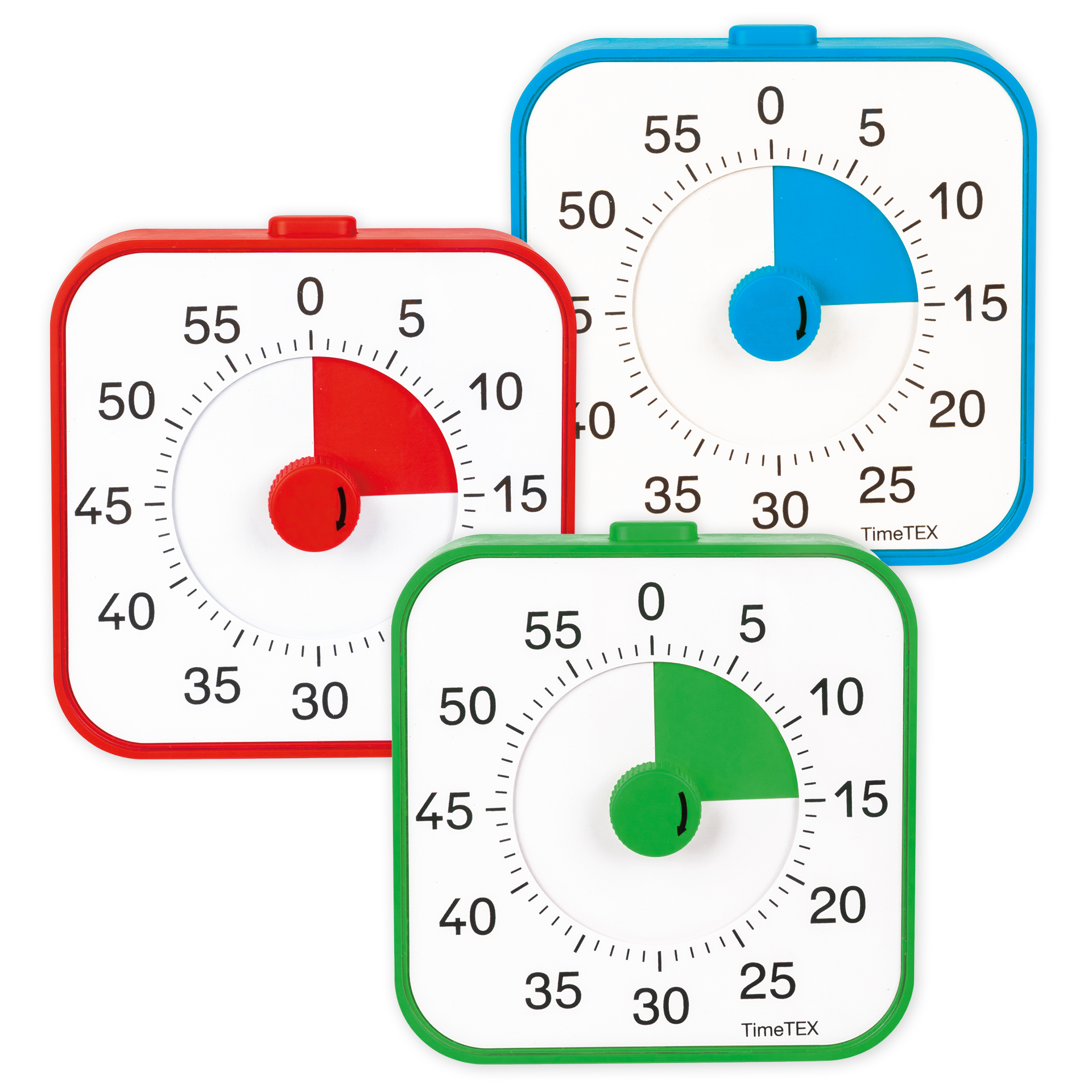 Hagemann TimeTEX Zeitdauer-Uhr „lautlos“ ColorLINE, mit Pausentaste