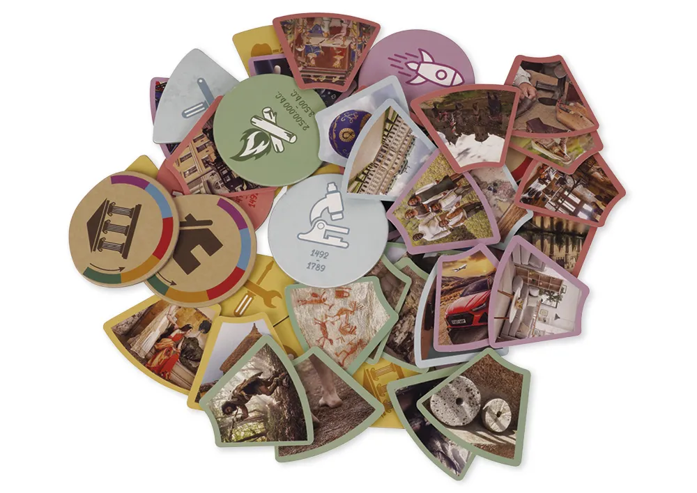 Lernspiel "Historische Epochen im Vergleich", 58-tlg.