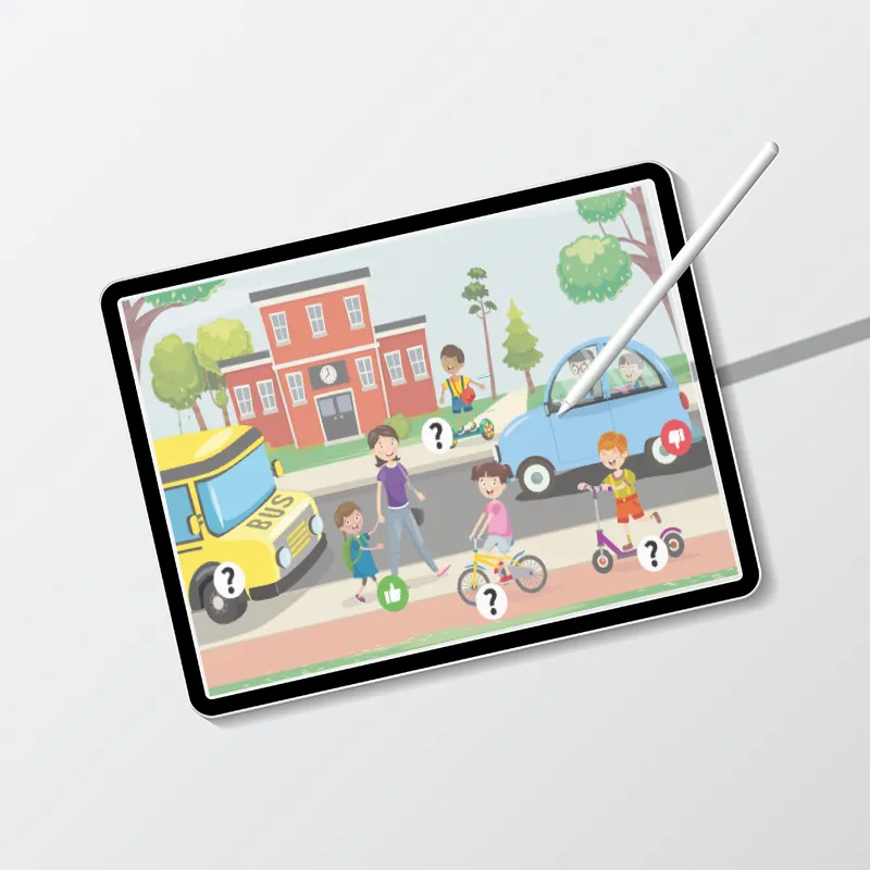 Bewegungspyramide, magnetisch, 42-tlg.