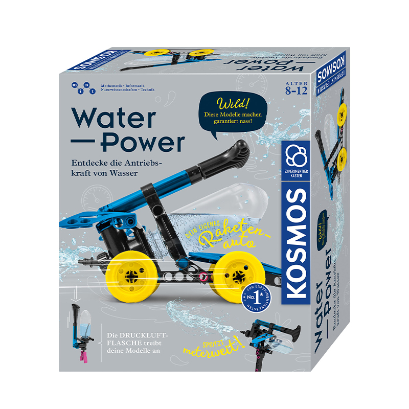 Experimentier-Kasten "Water Power: Entdecke die Antriebskraft von Wasser"