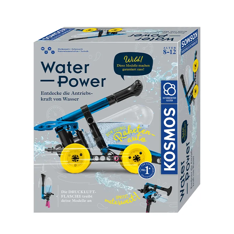 Experimentier-Kasten "Water Power: Entdecke die Antriebskraft von Wasser"