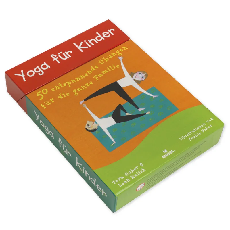 Karten-Set "Yoga für Kinder - 50 entspannende Übungen für die ganze Familie"