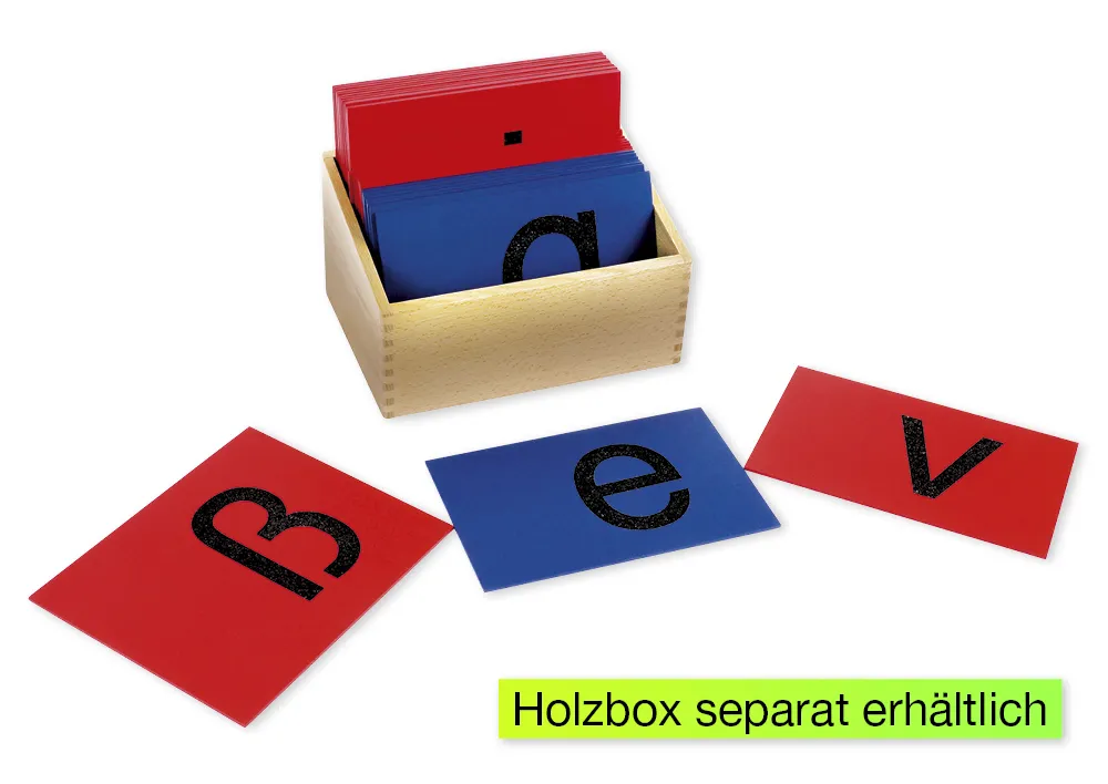 TimeTEX Sandpapier Kleinbuchstaben "Montessori Premium"
