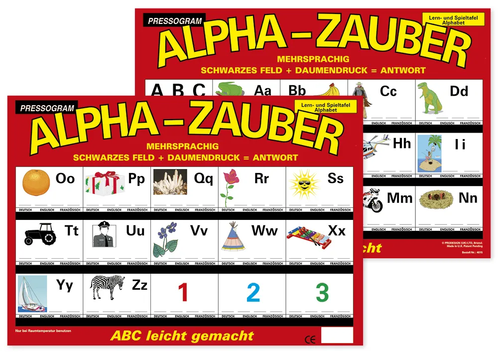 TimeTEX Zaubertafel "ABC" Mehrsprachig