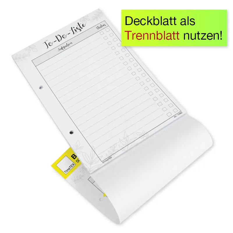 Block To-Do-Liste A5, 50 Blatt