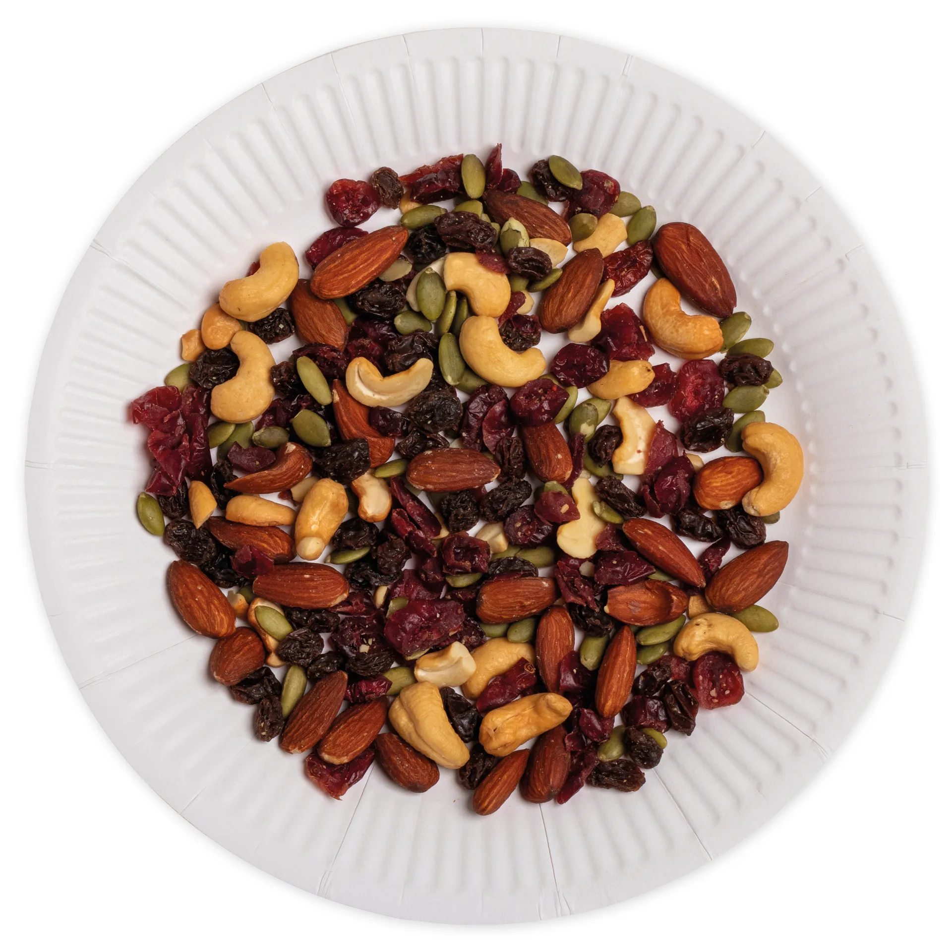 Kartonnen borden, wit, 23 cm  ø, set 50 stuks