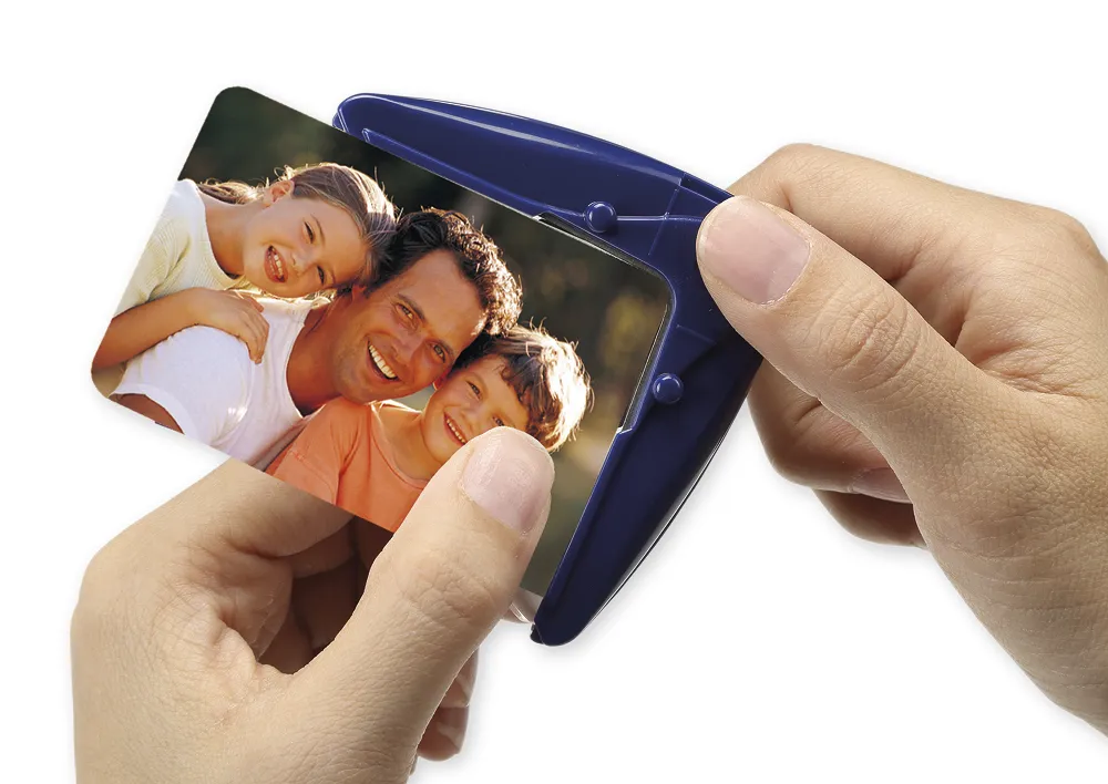 Mini-rotunjitor de colțuri "Plus", pentru folii de laminat + hârtie