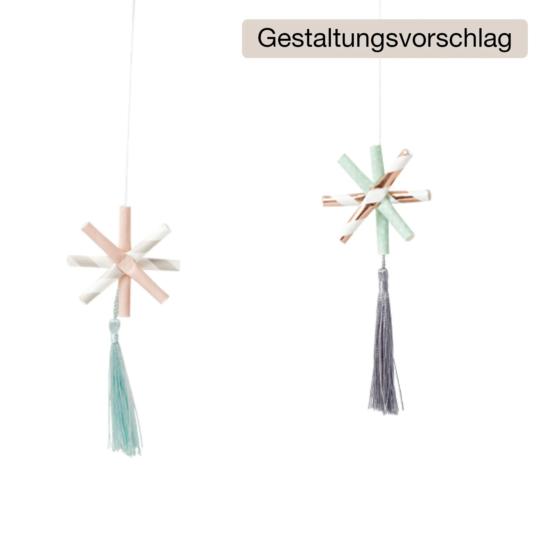 Papieren rietjes "Sweet Blossom" assorti, 25 stuks