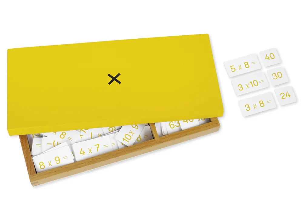 TimeTEX kistje met keersommen "Montessori Premium"