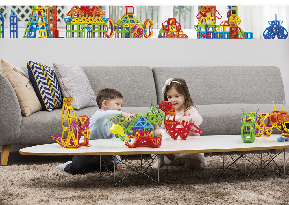 Magformers, 62 delar.