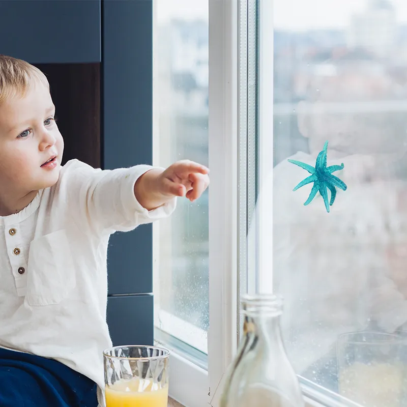 Fensterkrabbler "Seestern", ca. 10 cm