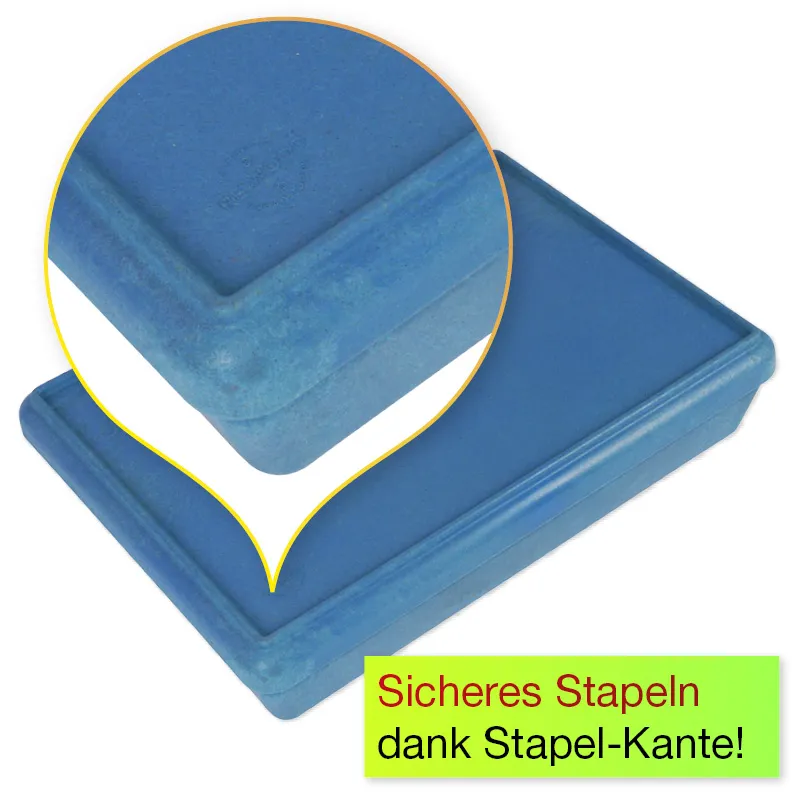 Stapel-Box mit Deckel, aus RE-Wood