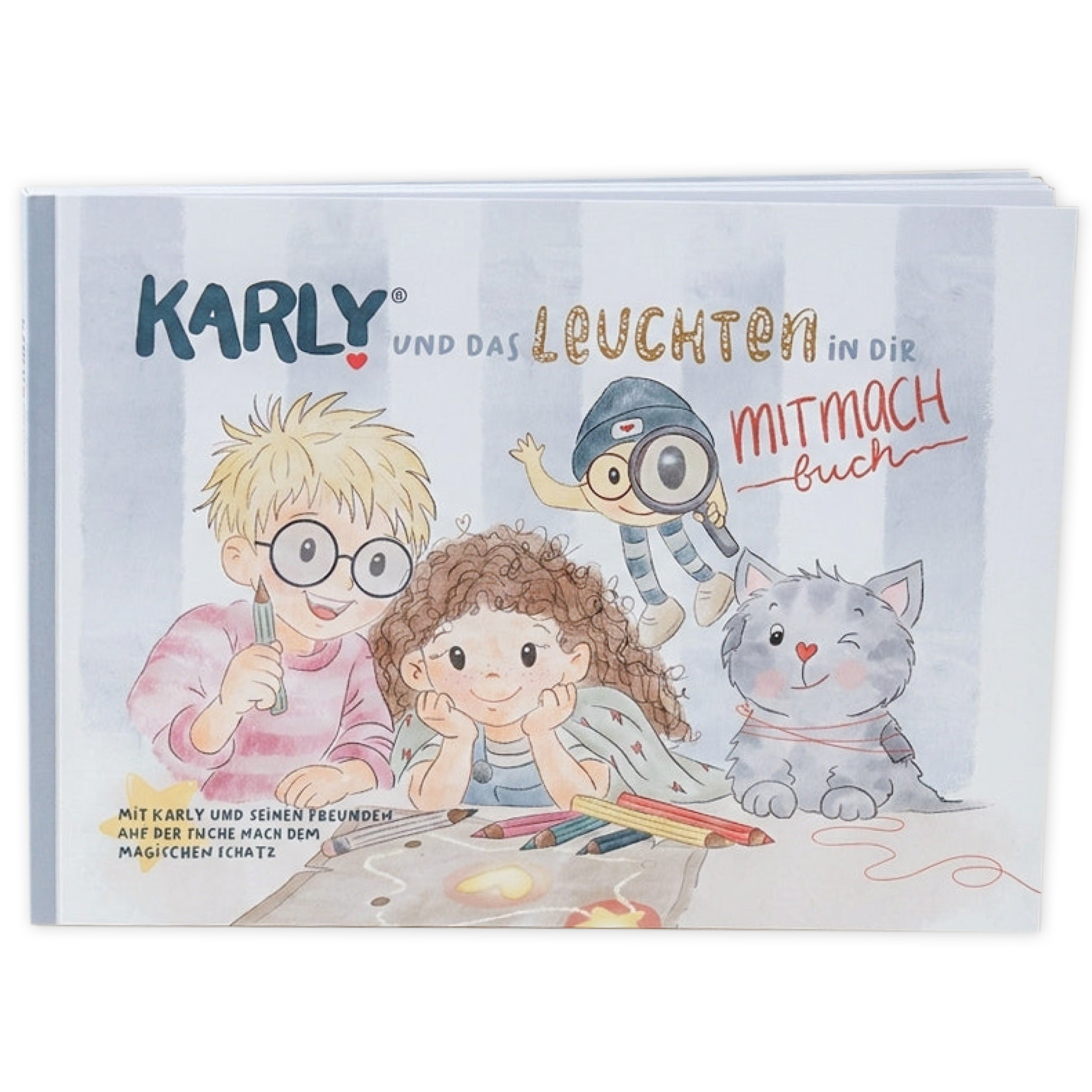 TimeTEX Mitmachheft „KARLY und das Leuchten in dir", 32 Seiten