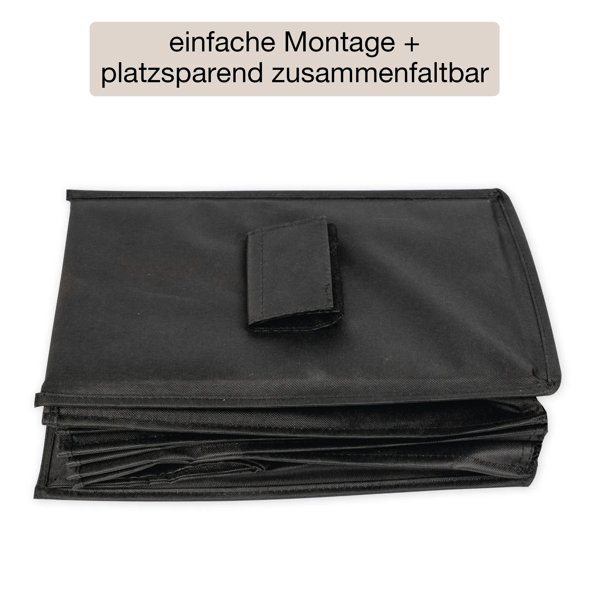 TimeTEX Hänge-Regal "Origami" A4 mit 8 Fächern, aus Nylongewebe, schwarz