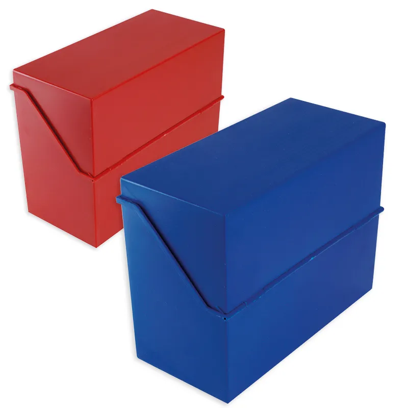 Kaartenbakje voor A5 formaat, kunststof, met klapdeksel