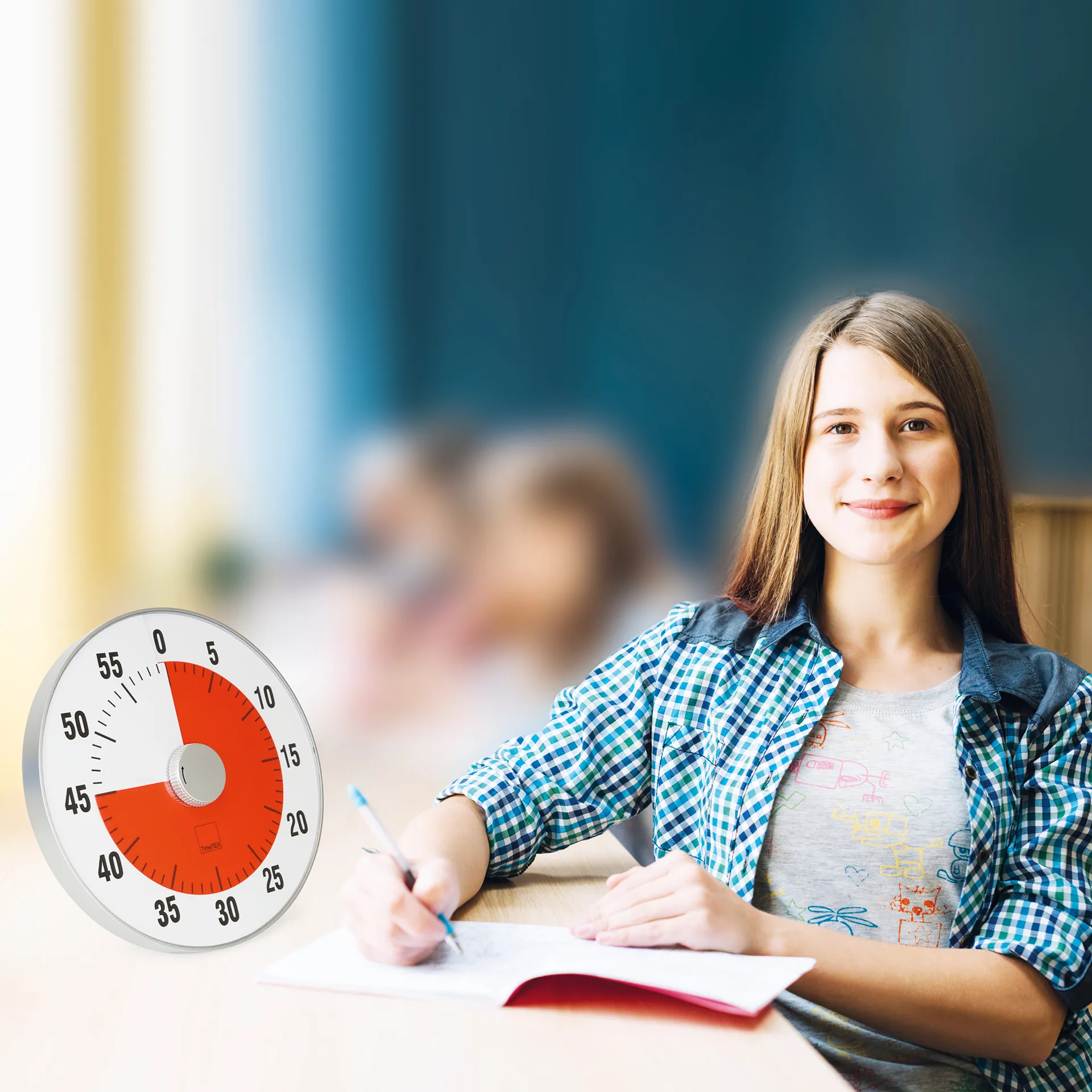 TimeTEX Zeitdauer-Uhr "lautlos" XL, 32 cm ø